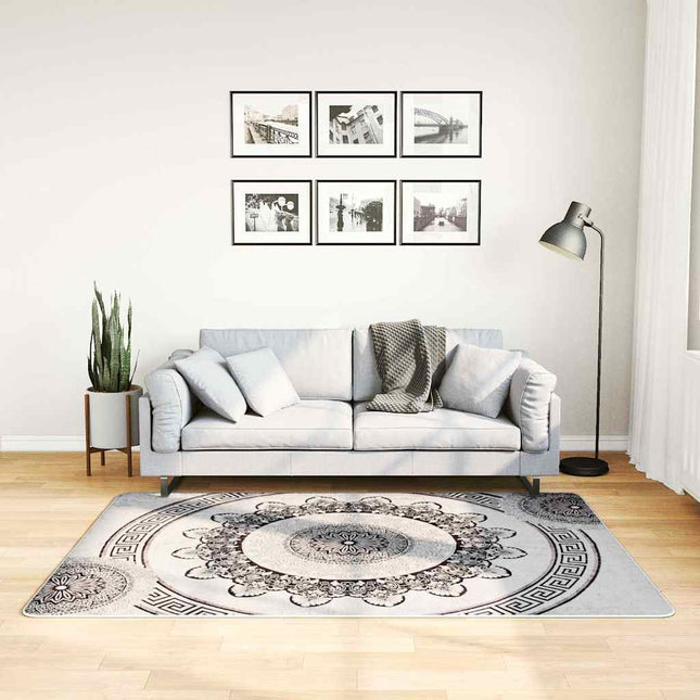 gulvtæppe 120x180 cm vaskbart flerfarvet
