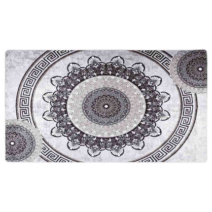 gulvtæppe 190x300 cm vaskbart flerfarvet