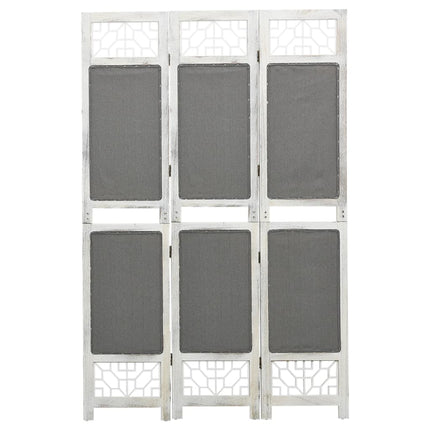 3-panels rumdeler 105x165 cm stof grå