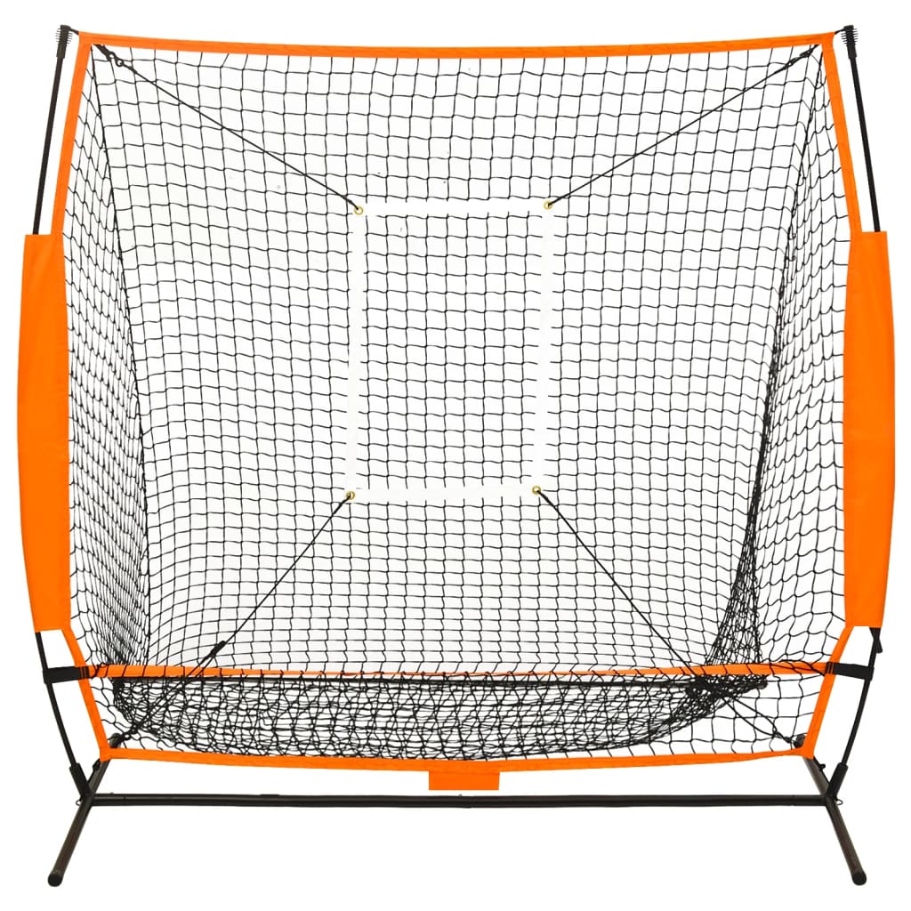 multisport træningsnet til baseball 174x76x158,5 cm sort