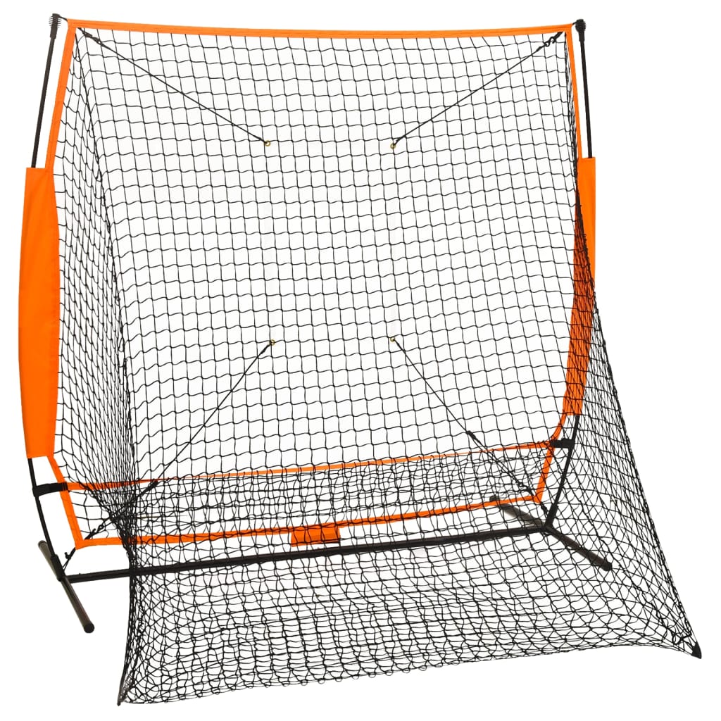 multisport træningsnet til baseball 174x76x158,5 cm sort