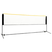 justerbart badmintonnet 400x103x94-158 cm metal