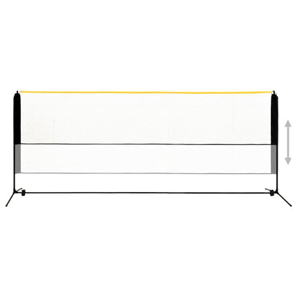 justerbart badmintonnet 400x103x94-158 cm metal