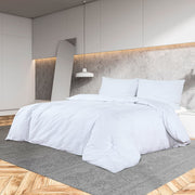 sengetøj 200x200 cm bomuld hvid