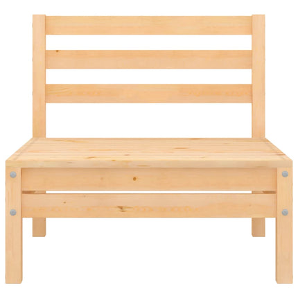 midtermoduler til havesofa 4 stk. massivt fyrretræ