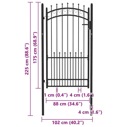 højbed 320x80x45 cm galvaniseret stål sølvfarvet