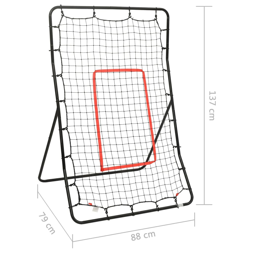 softball-rebounder 88x79x137 cm stål