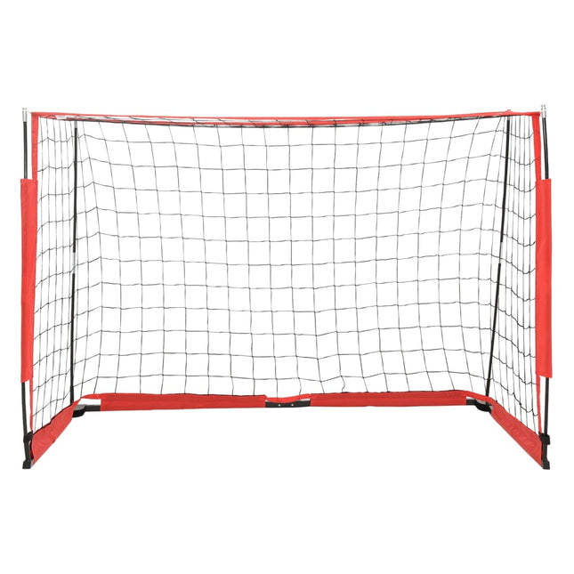 fodboldmål 184x91x124,5 cm stål
