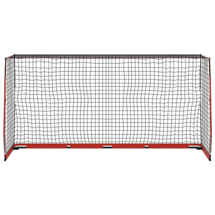 fodboldmål 366,5x91x183 cm stål