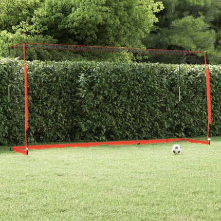 fodboldmål 366,5x91x183 cm stål