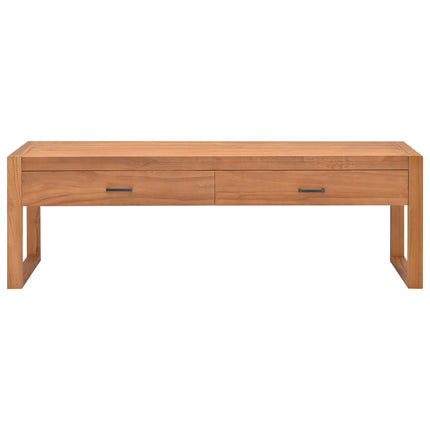 tv-bord 120x40x45 cm massivt teaktræ