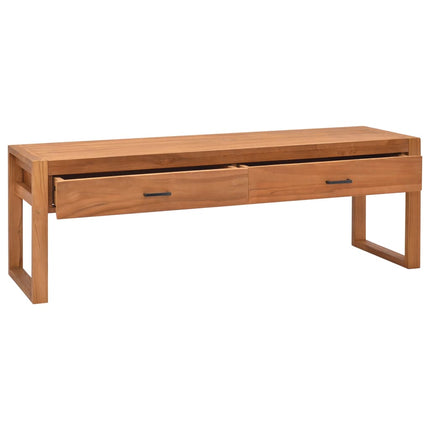 tv-bord 120x40x45 cm massivt teaktræ
