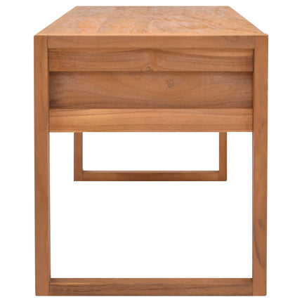 tv-bord 120x40x45 cm massivt teaktræ