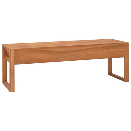 tv-bord 120x40x45 cm massivt teaktræ