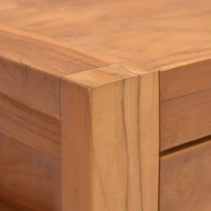 tv-bord 120x40x45 cm massivt teaktræ