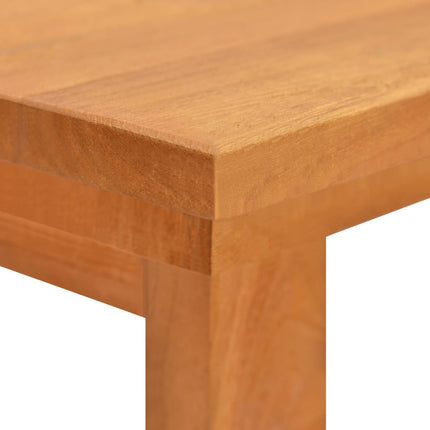 skrivebord 120x45x75 cm massivt teaktræ