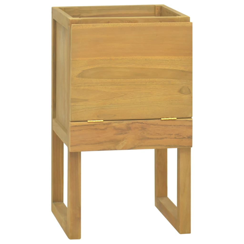 badevrelsesskab 41x40x75 cm massivt teaktr