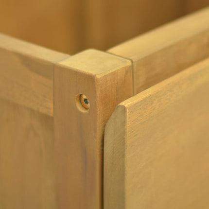 badeværelsesskab 41x40x75 cm massivt teaktræ