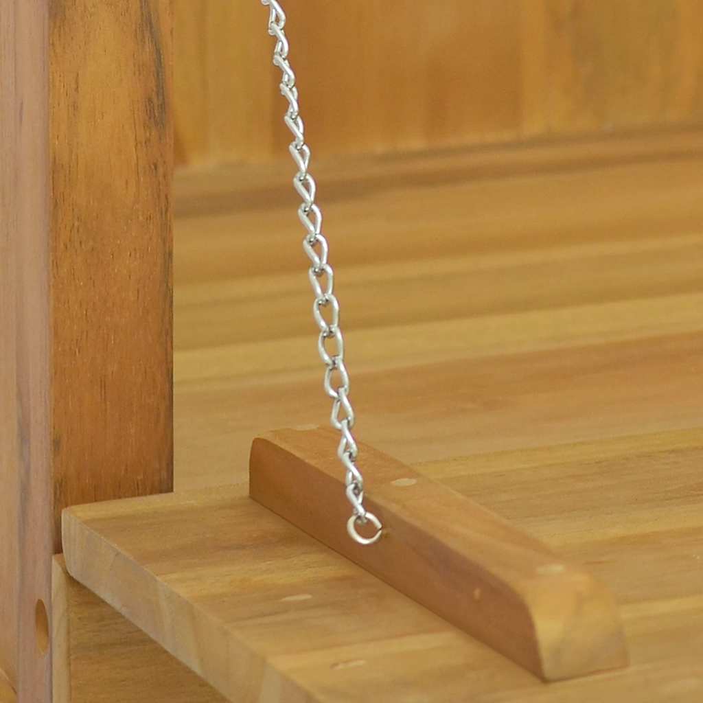 badeværelsesskab 90x40x75,5 cm massivt teaktræ