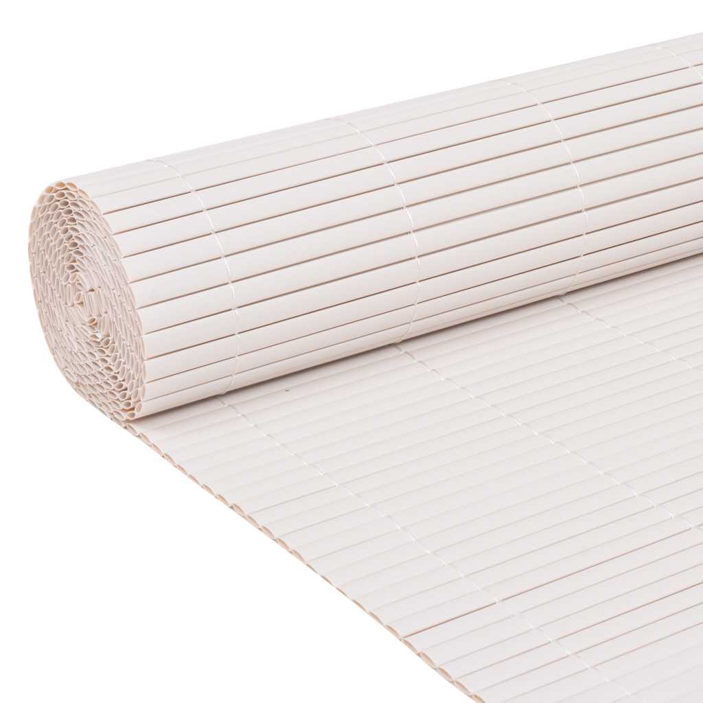 havehegn 110x300 cm dobbeltsidet hvid