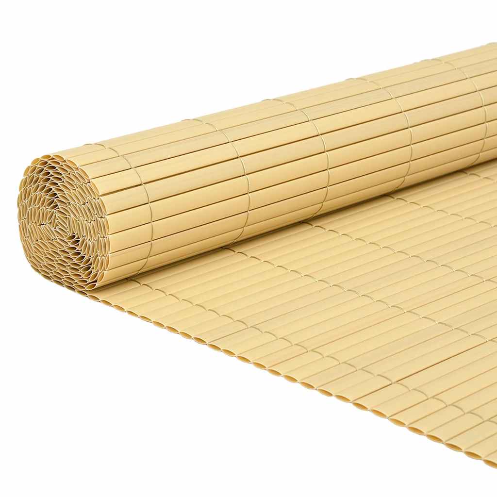 dobbeltsidet havehegn 110x400 cm gul