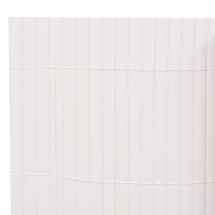 havehegn 110x500 cm dobbeltsidet hvid