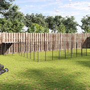 hundeløbegård 20,57 m² stål sort