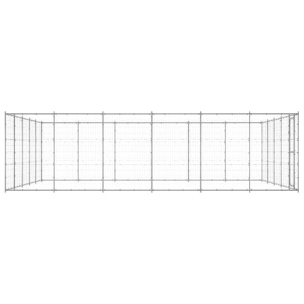 udendørs hundebur 36,3 m² galvaniseret stål
