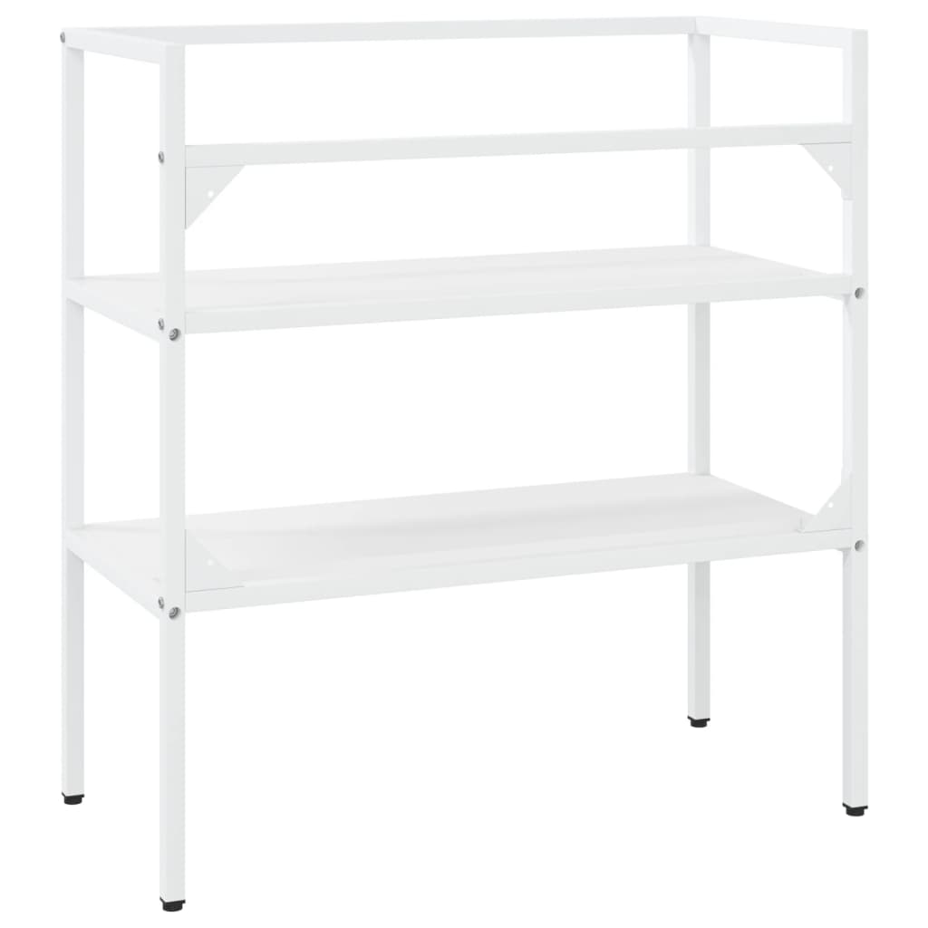 badeværelsesmøbel til håndvask 79x38x83 cm jern hvid