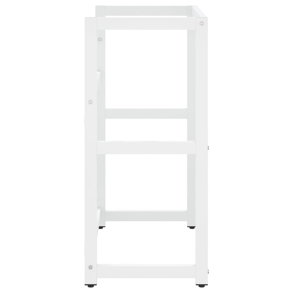 badeværelsesmøbel til håndvask 59x38x83 cm jern hvid