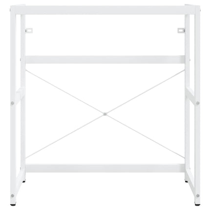 badeværelsesmøbel til håndvask 79x38x83 cm jern hvid