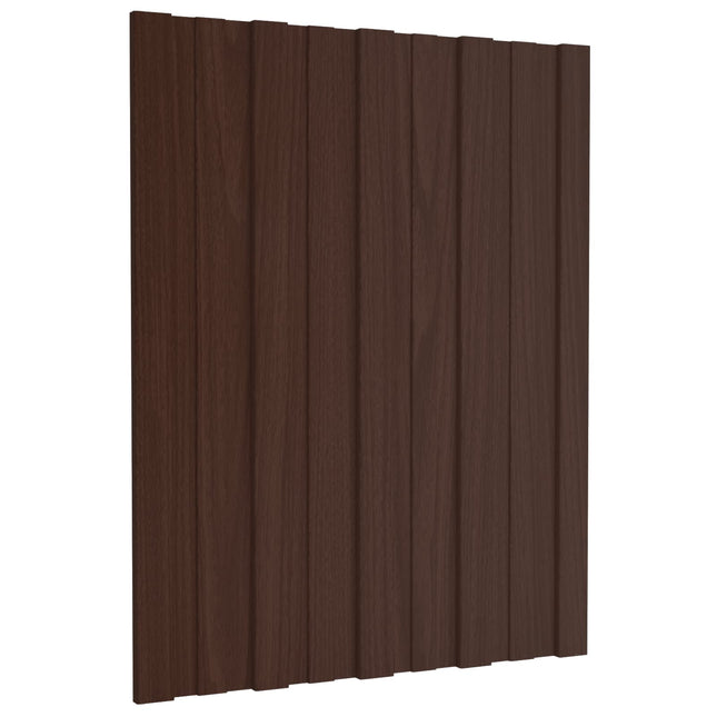 Tagpanel 36 pcs Brun 60 x 45 cm Galvaniseret stål