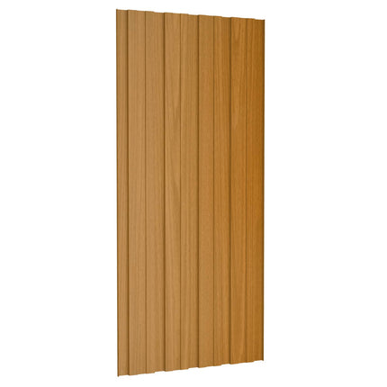 Tagpanel 36 pcs Naturfarvet 100 x 45 cm Galvaniseret stål