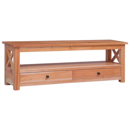 tv-skab 115x30x40 cm massivt mahognitræ