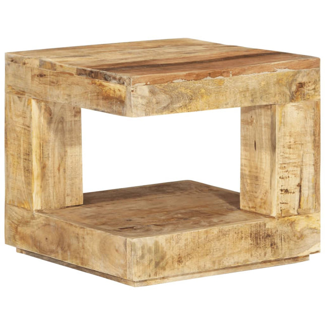 sofabord 45x45x40 cm massivt mangotræ