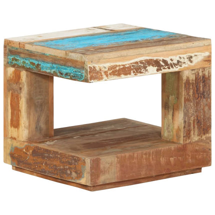 sofabord 45x45x40 cm massivt genbrugstræ