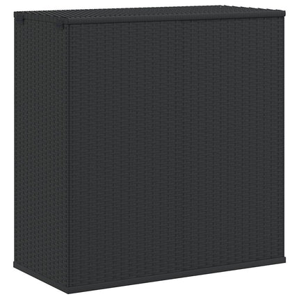 hyndeboks 100x49x103,5 cm polyrattan sort