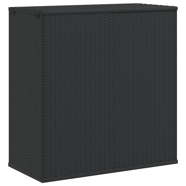 hyndeboks 100x49x103,5 cm polyrattan sort