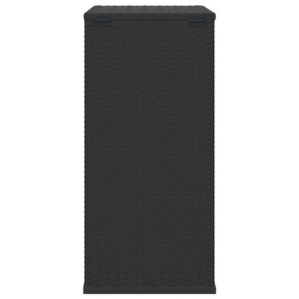 hyndeboks 100x49x103,5 cm polyrattan sort