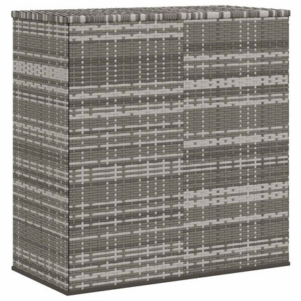 hyndeboks 100x49x103,5 cm polyrattan grå