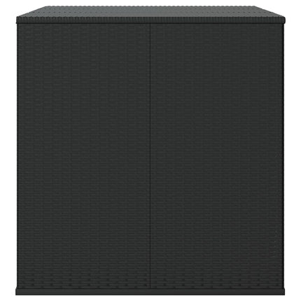 hyndeboks 145x100x103 cm polyrattan sort