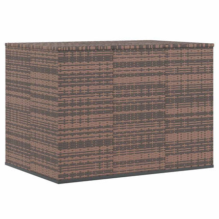 hyndeboks 145x100x103 cm polyrattan brun