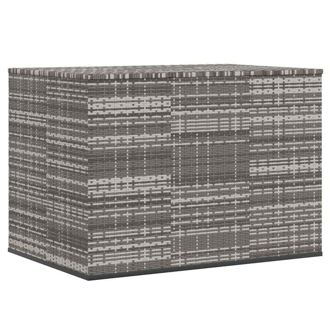 hyndeboks 145x100x103 cm polyrattan grå