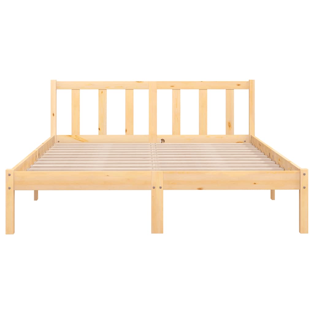 sengeramme 160x200 cm massivt fyrretræ