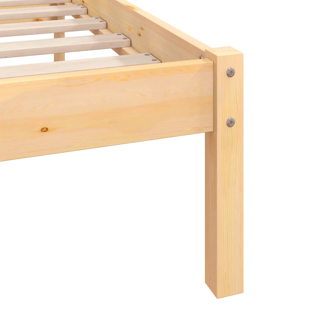 sengeramme 180x200 cm massivt fyrretræ