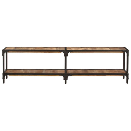 tv-bord 150x30x41 cm massivt mangotræ