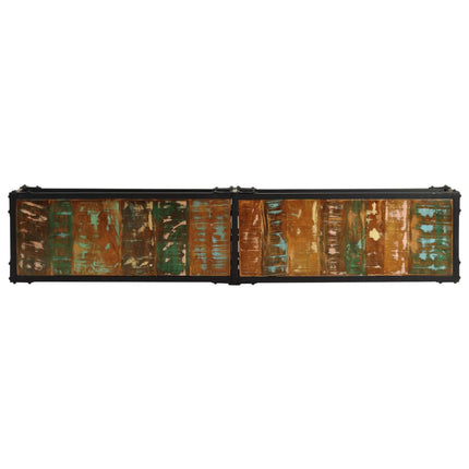 tv-bord 150x30x41 cm massivt genbrugstræ