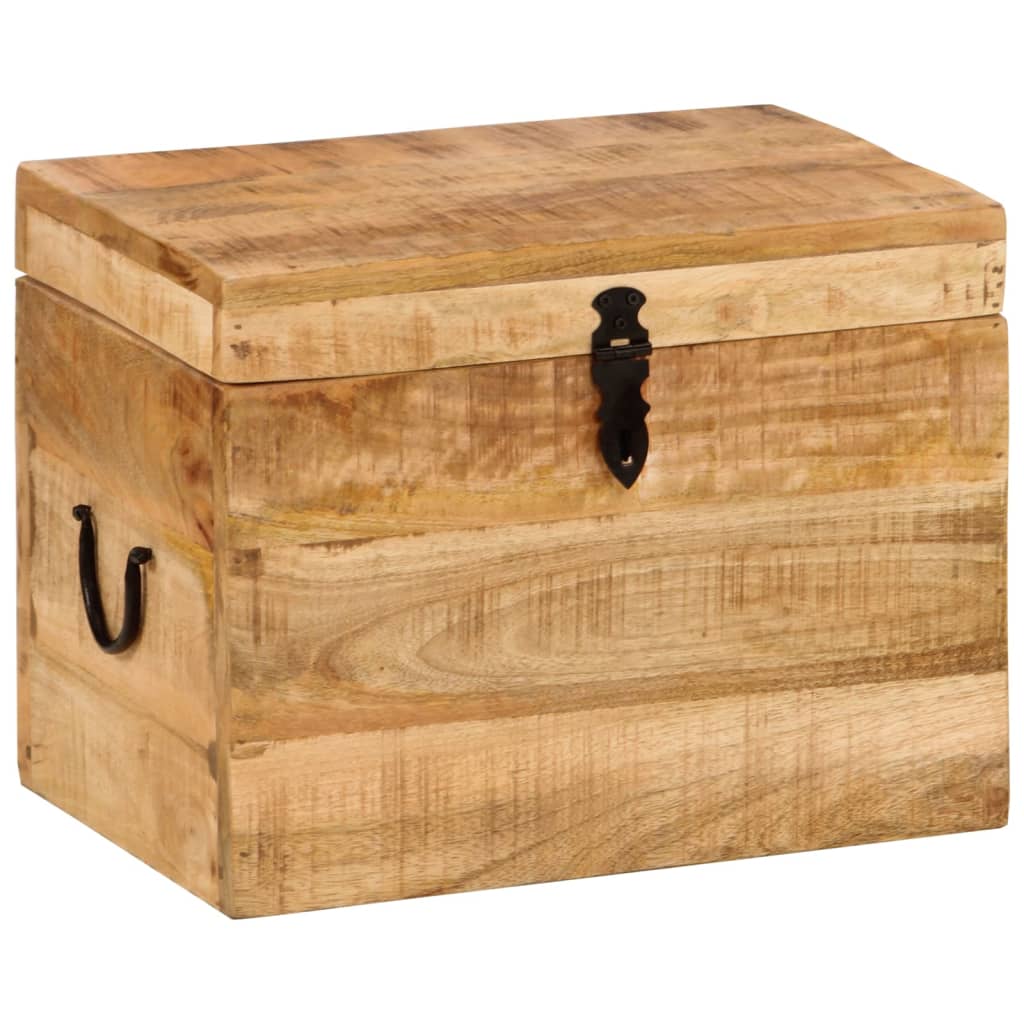 opbevaringskasse 39x28x31 cm massivt mangotræ