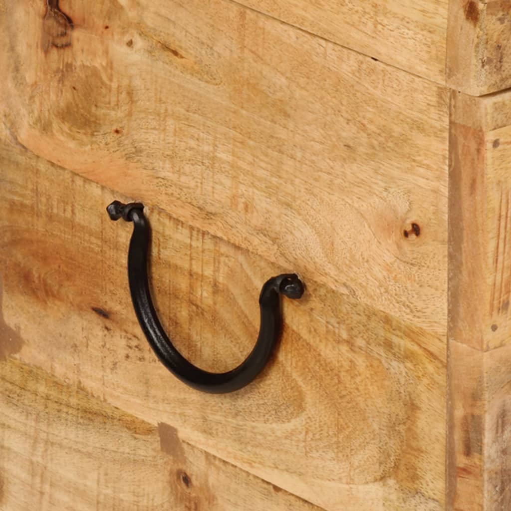 opbevaringskasse 39x28x31 cm massivt mangotræ