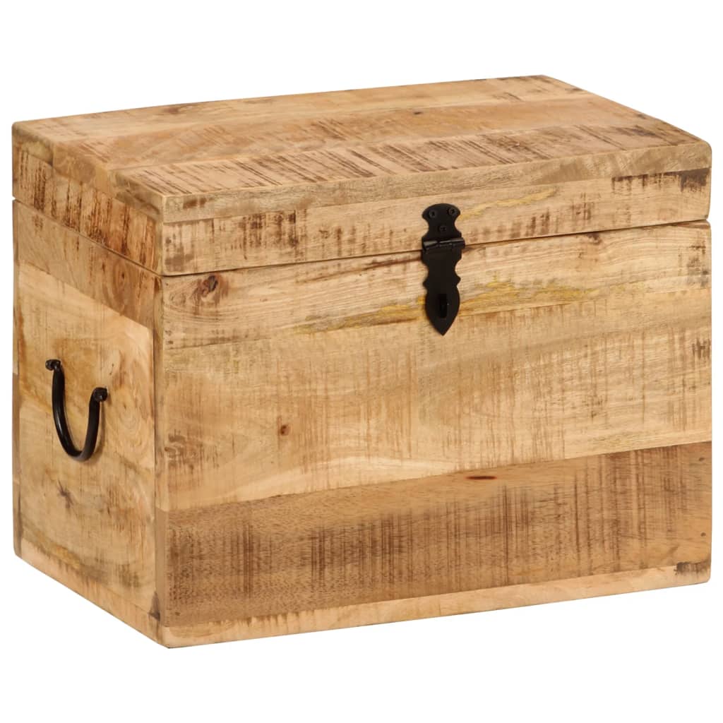 opbevaringskasse 39x28x31 cm massivt mangotræ